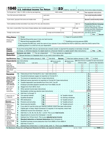 1040-2023 form