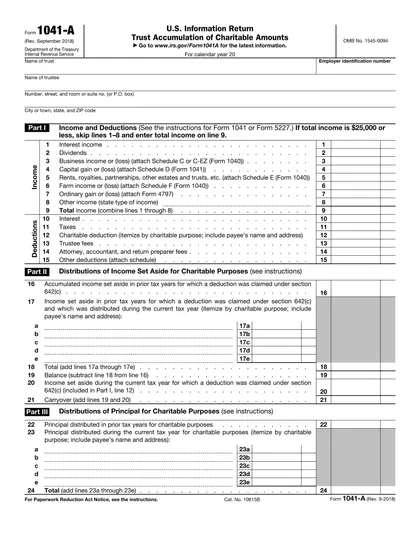 1041-a form