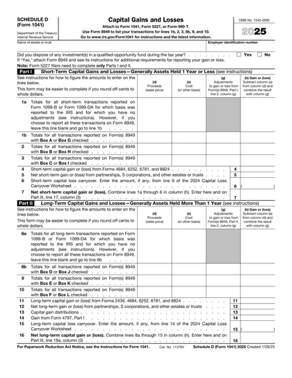 1041-schedule-d form