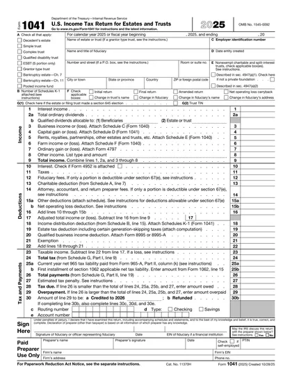 1041 form