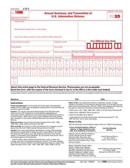 1096 form