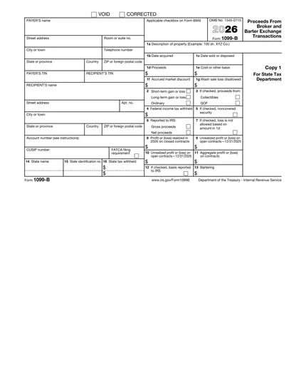 1099-b form