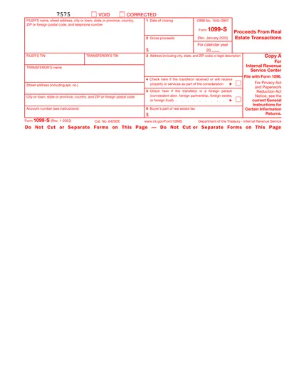 1099-s form
