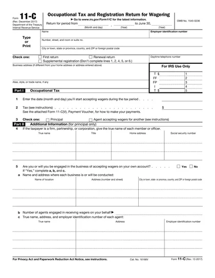 11-c form