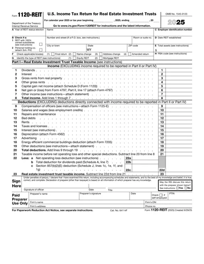 1120-reit form