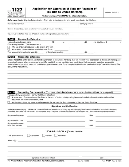 1127 form