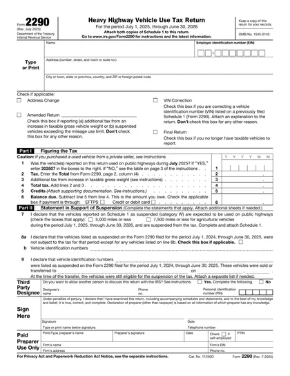 2290 form