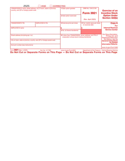 3921 form
