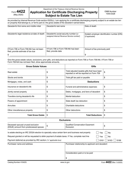 4422 form