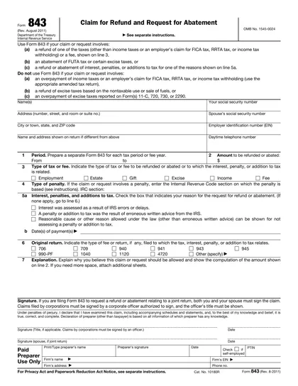 843 form