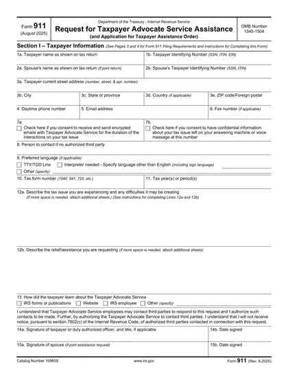911 form
