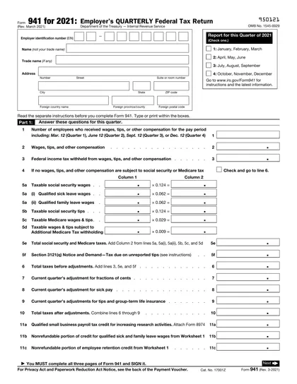 941-2021 form