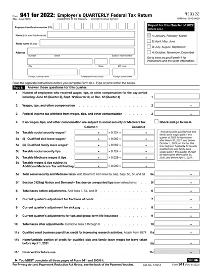 941-2022 form