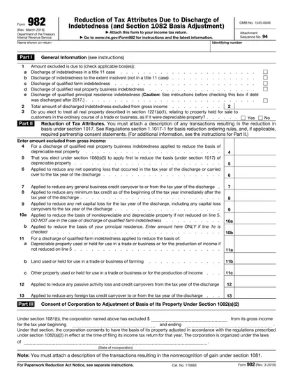 982 form