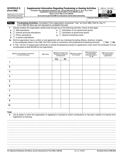 990-schedule-g form