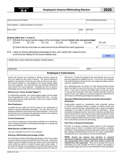 a-4 form