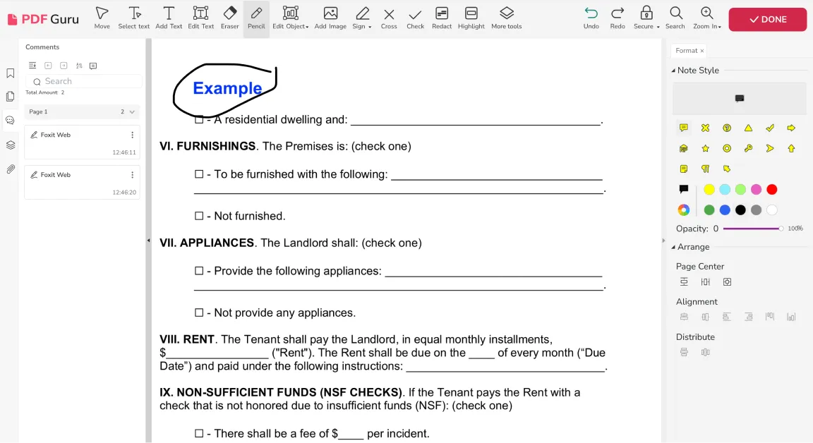 cómo marcar un pdf