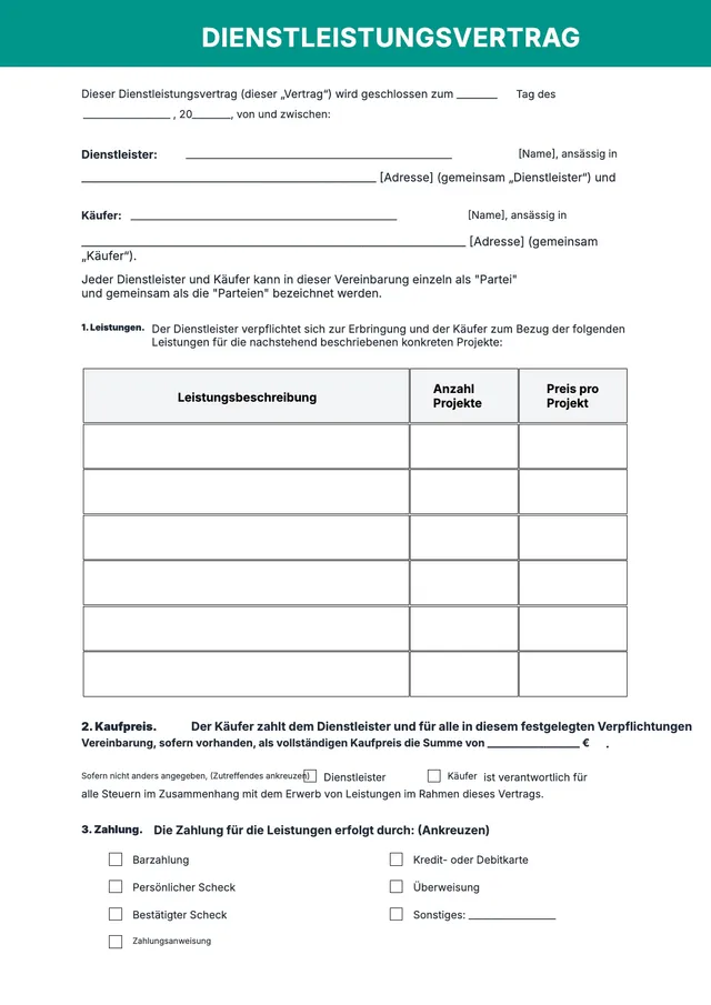 Vorlage für Geschäftsbericht