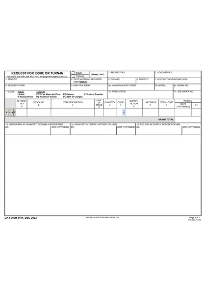 da-3161 form