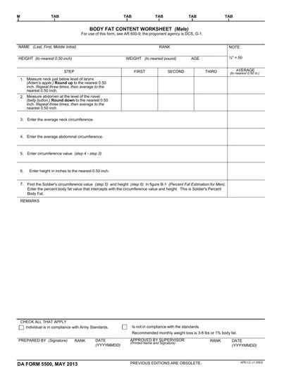da-5500 form