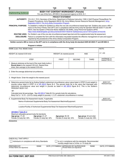 da-5501 form