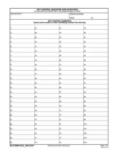 da-5513 form