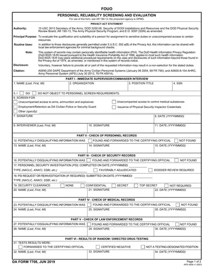 da-7708 form
