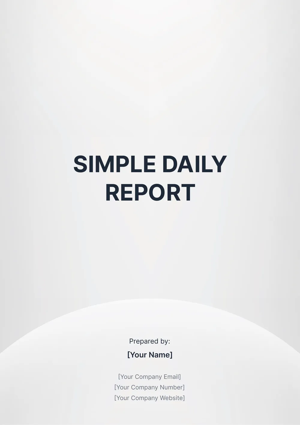 daily-report form