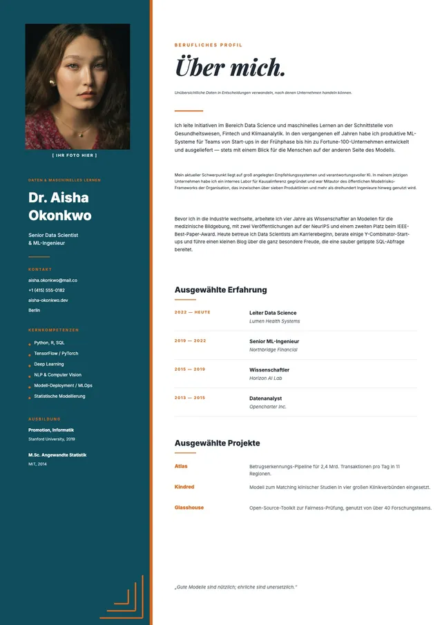 Biografie für Datenwissenschaftler
