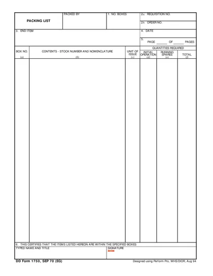 dd-1750 form