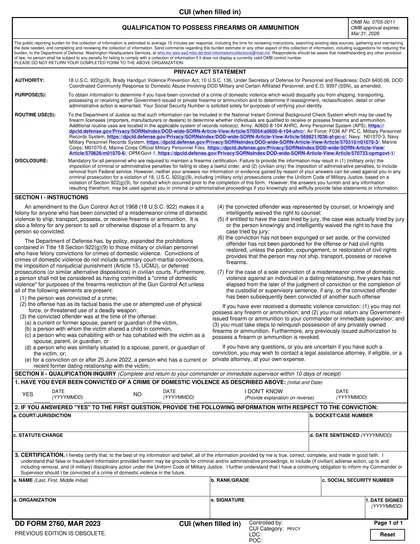 dd-2760 form