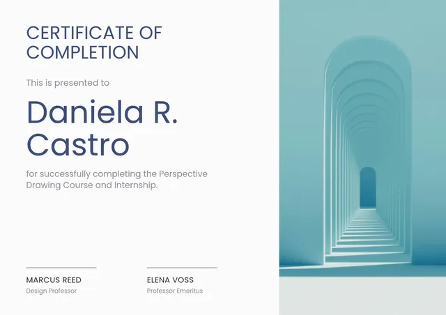 design internship certificate template
