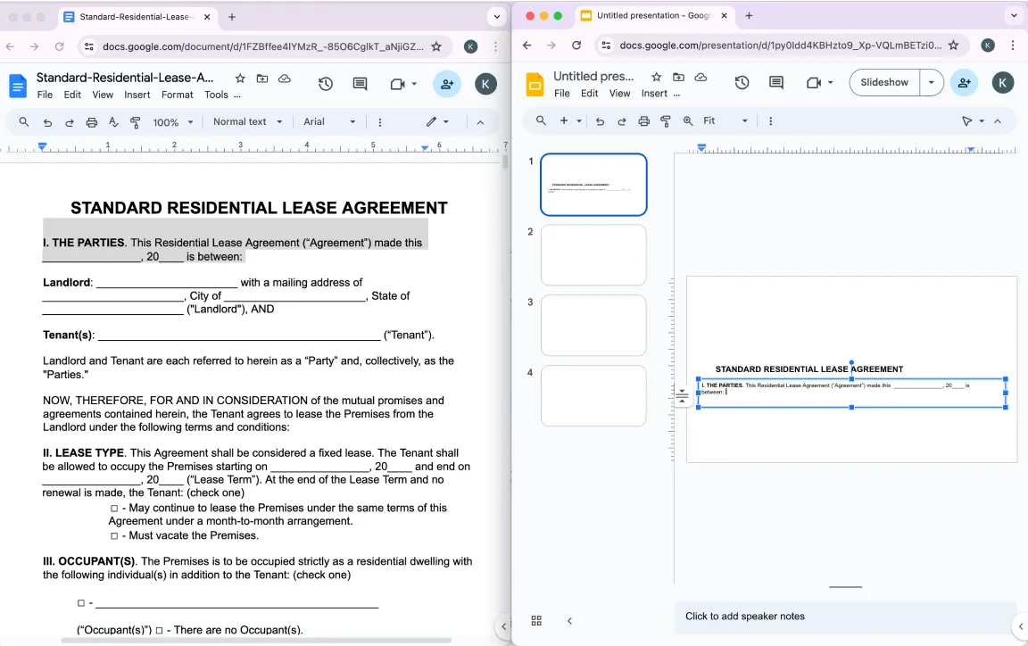 كيفية تحويل العرض التقديمي الخاص بك من PDF إلى Google Slides