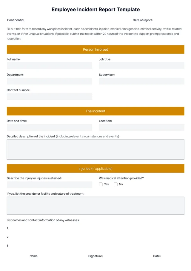 employee-incident-report form