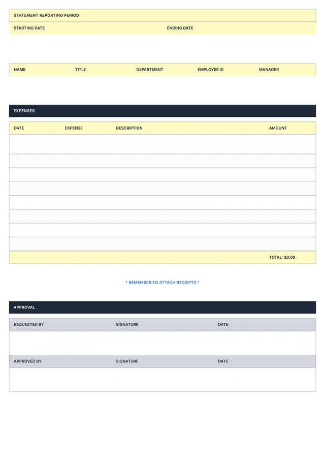 expense-report form