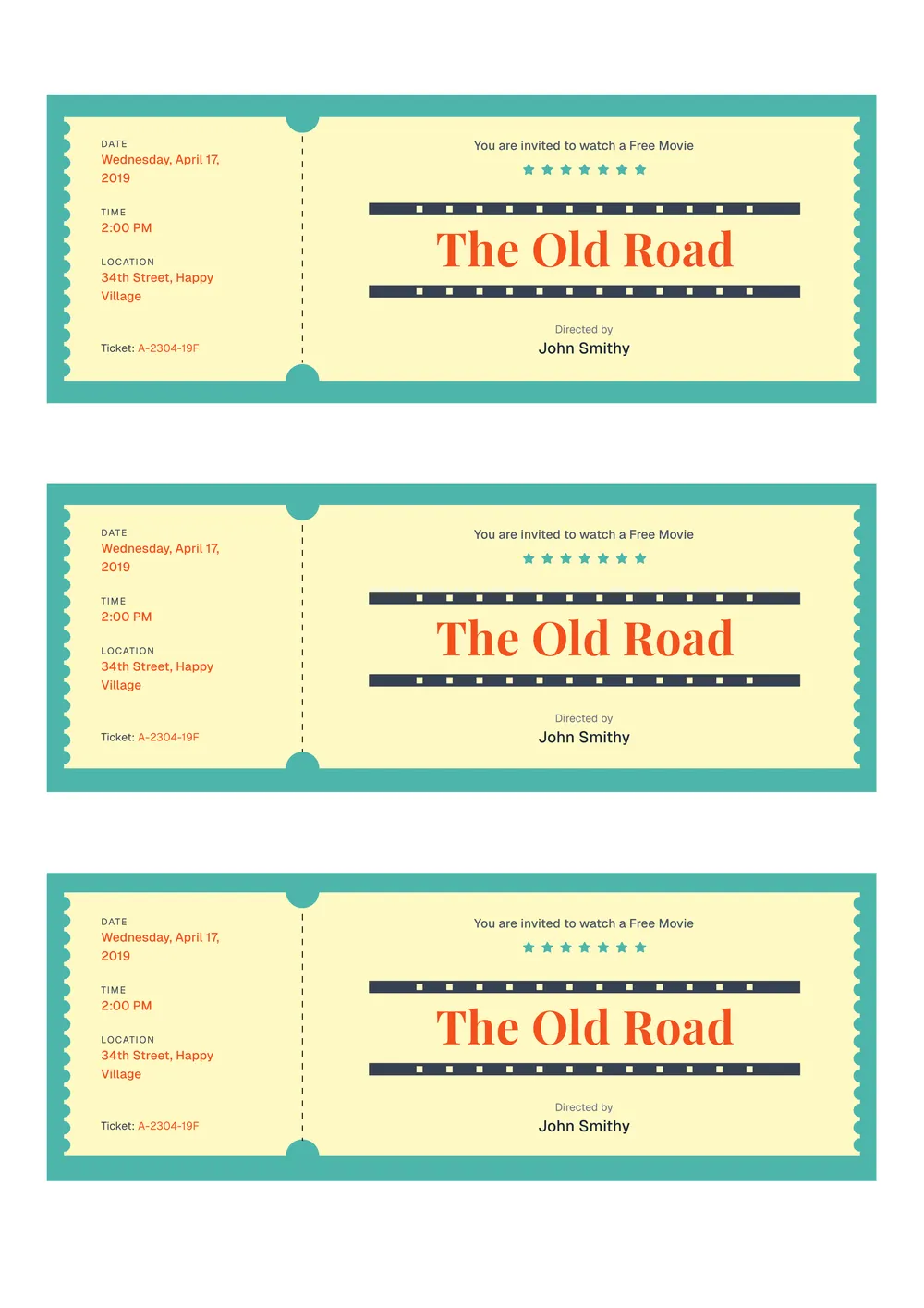 free-movie-ticket form