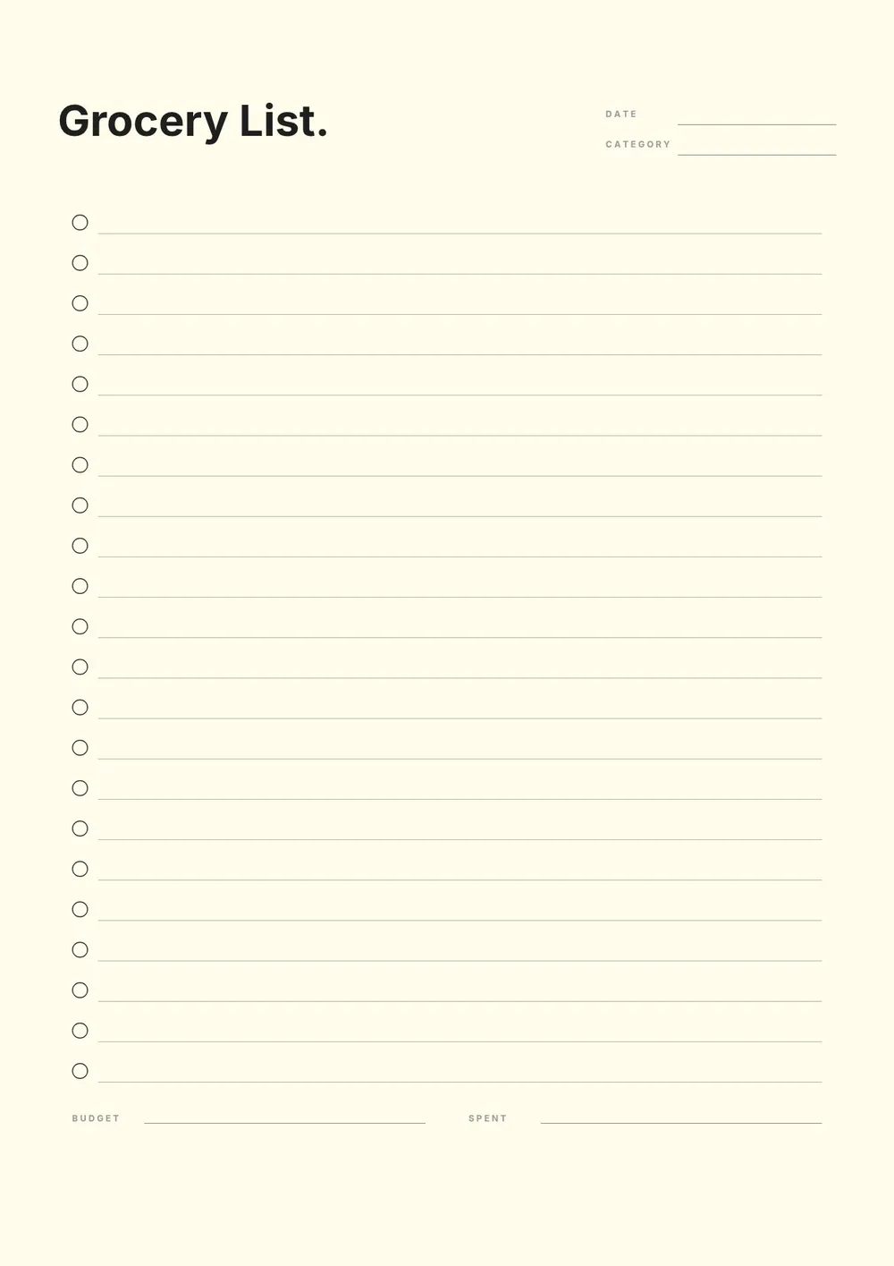 grocery-shopping-list form
