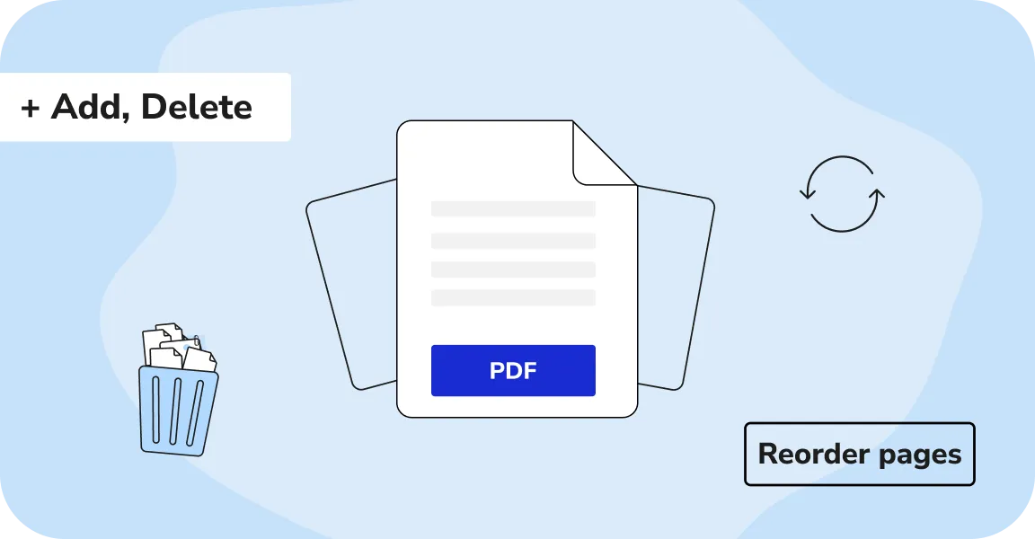 how to add or delete pdf pages