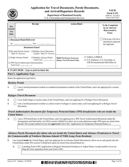 i-131 form