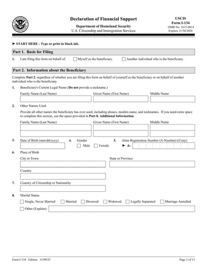 i-134 form