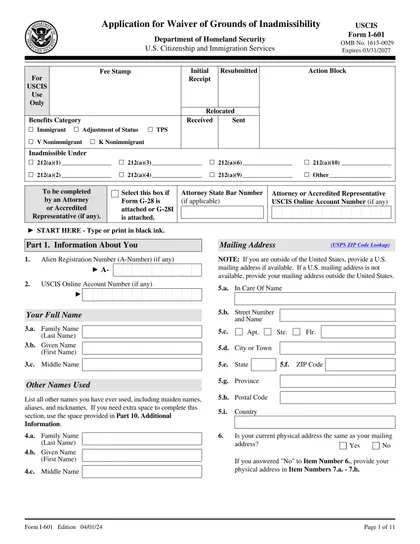 i-601 form