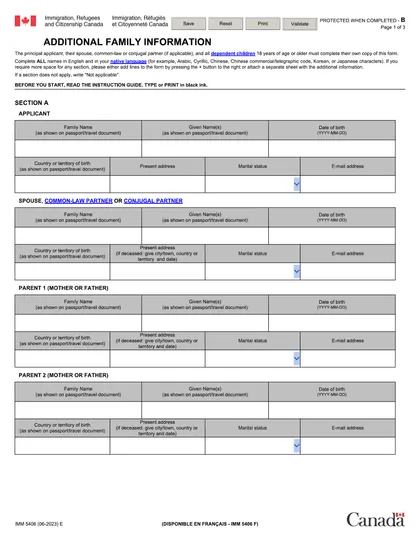 imm-5406 form