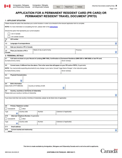 imm-5444 form