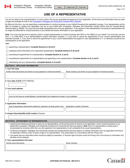 imm-5476 form
