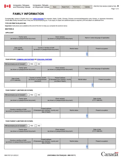 imm-5707 form