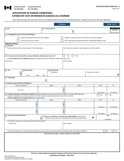 imm-5710 form