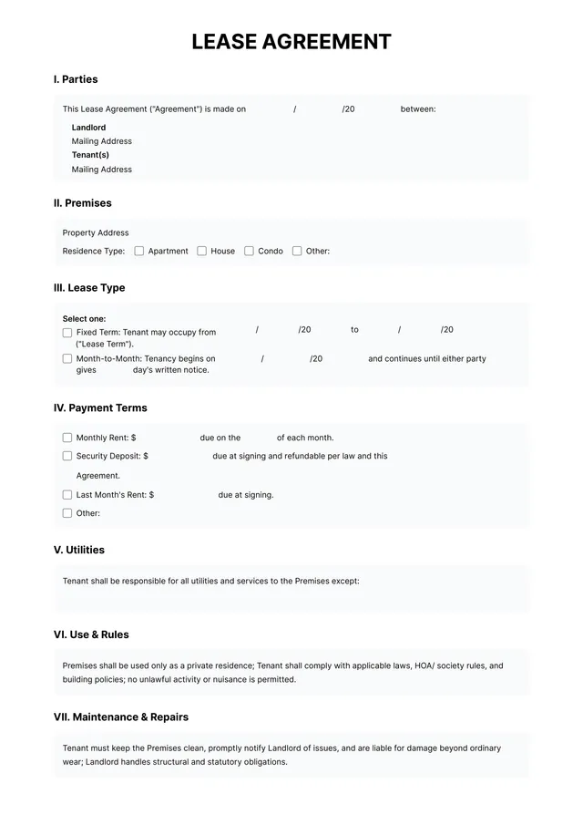 land-lease-agreement form