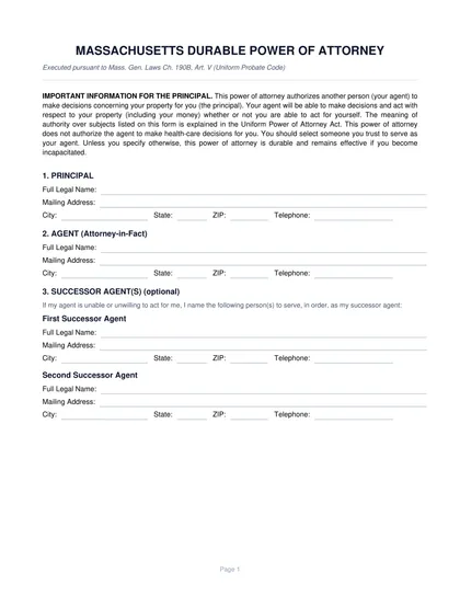 massachusetts-power-of-attorney form
