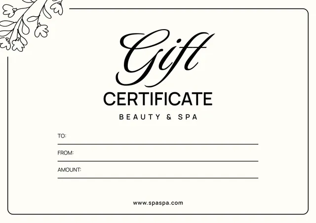 massage-gift-certificate form