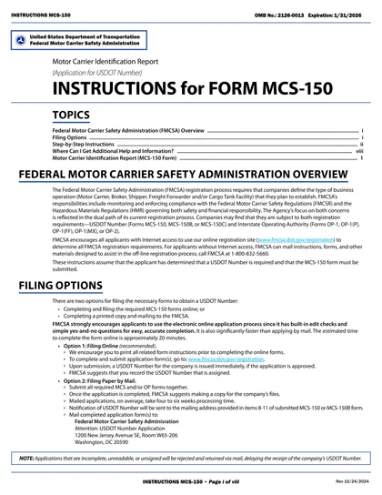 mcs-150 form
